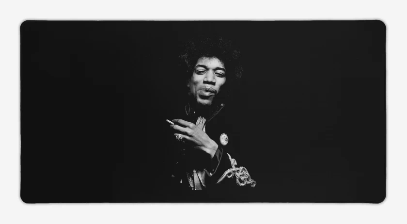 Mouse pad Gamer Jimi Hendrix Smoking