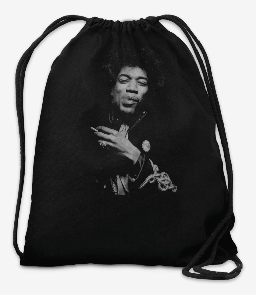 Mochila Negro de Jimi Hendrix Smoking