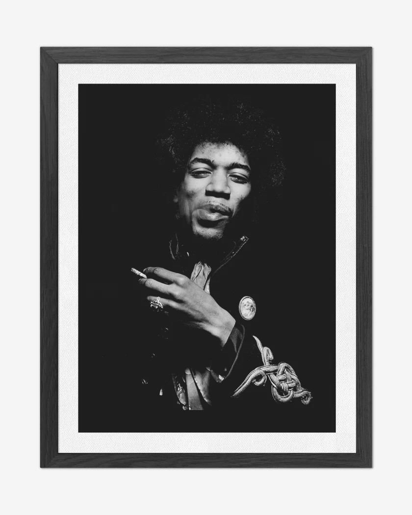 Cuadro decorativo Jimi Hendrix Smoking
