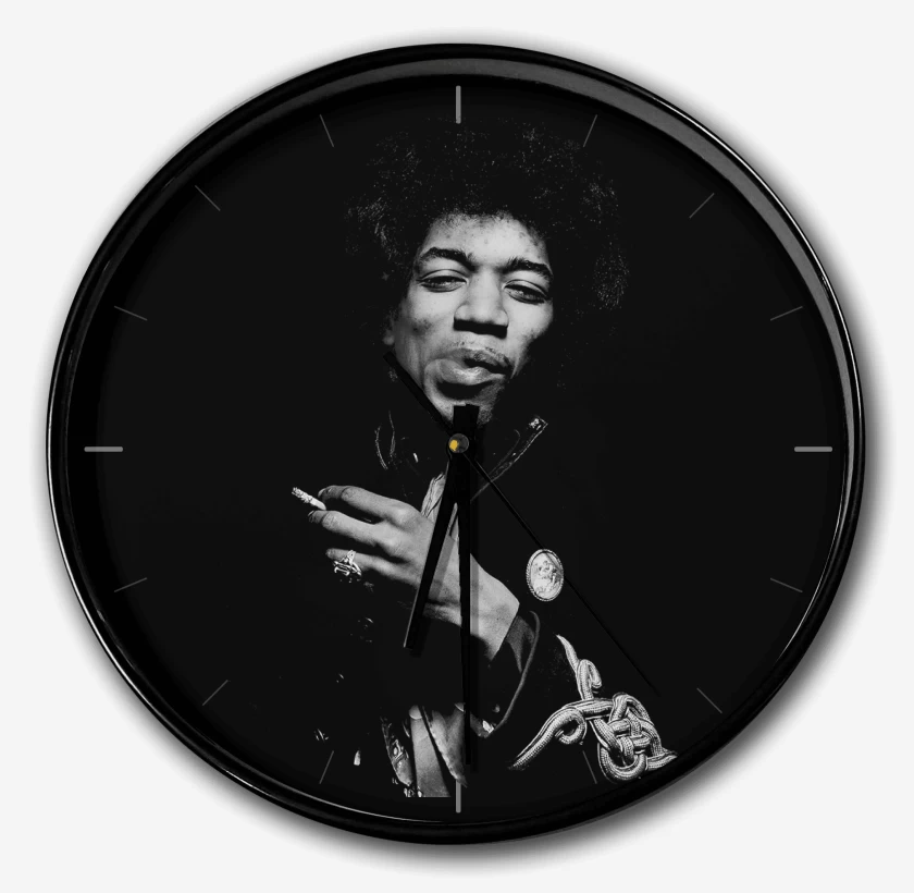 Reloj Negro de Jimi Hendrix Smoking