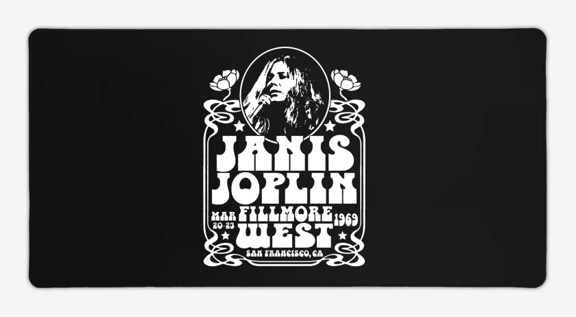 Mouse pad Gamer Janis Joplin Fillmore West