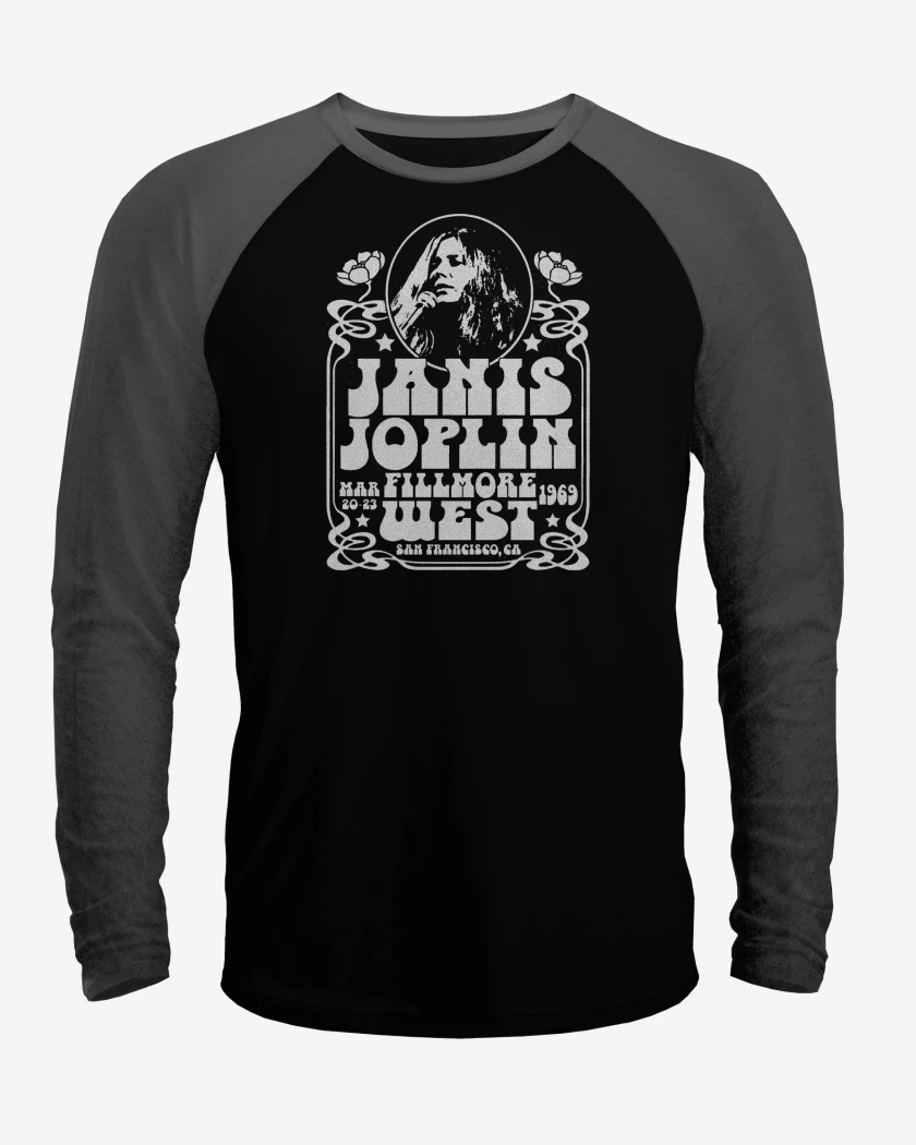 Polera Raglan Janis Joplin Fillmore West