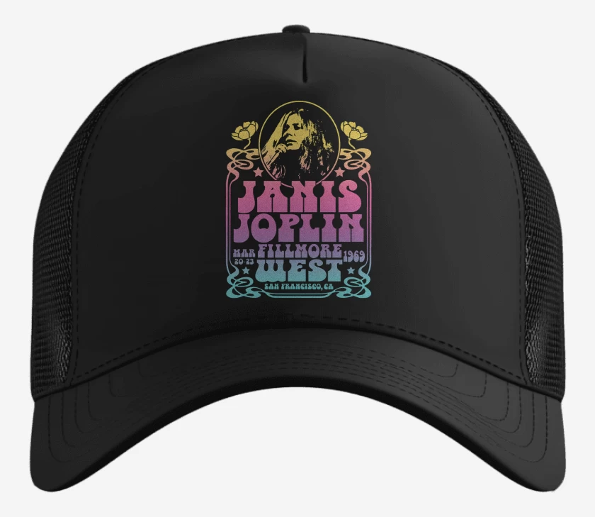 Gorro Janis Joplin Fillmore West Color