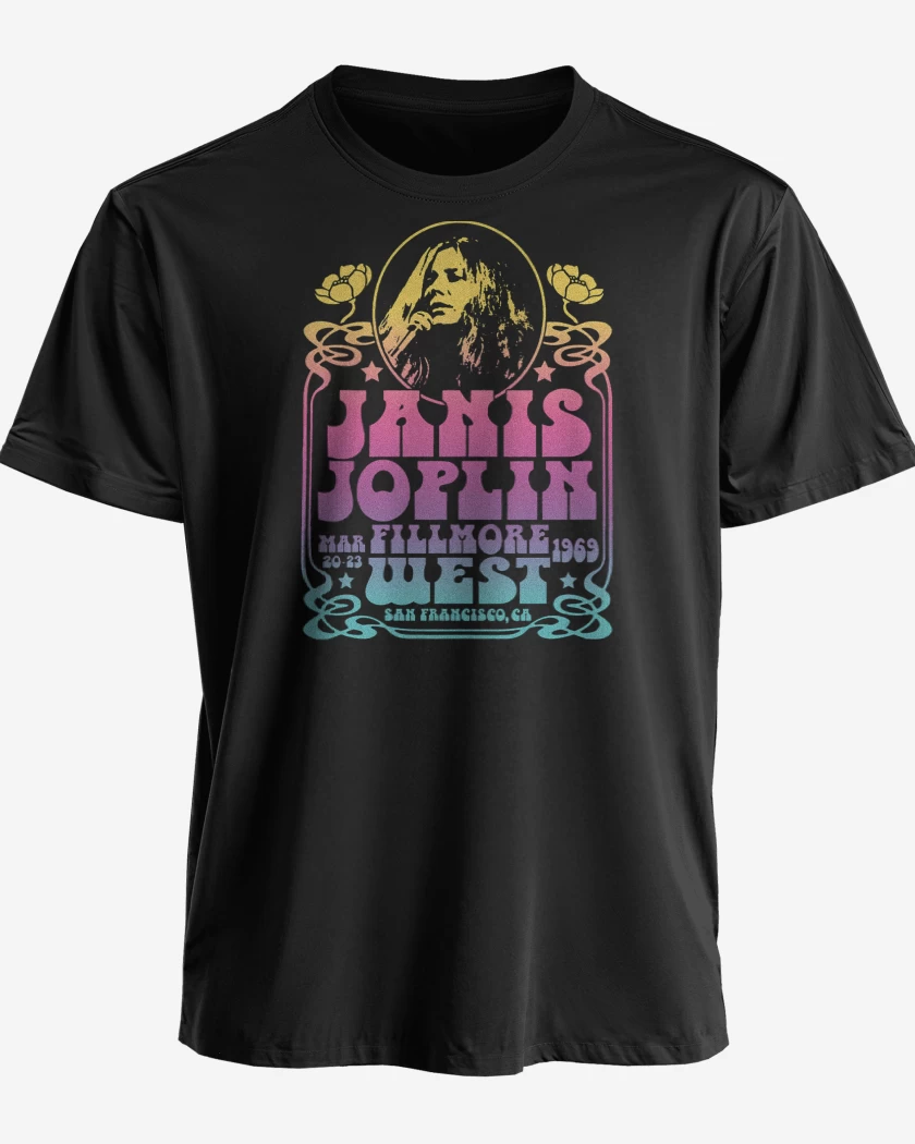 Polera Janis Joplin Fillmore West Color