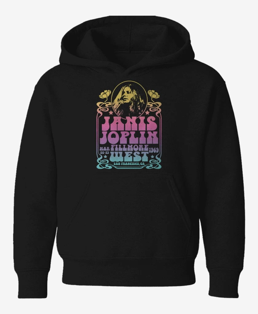 Poleron de niño Janis Joplin Fillmore West Color