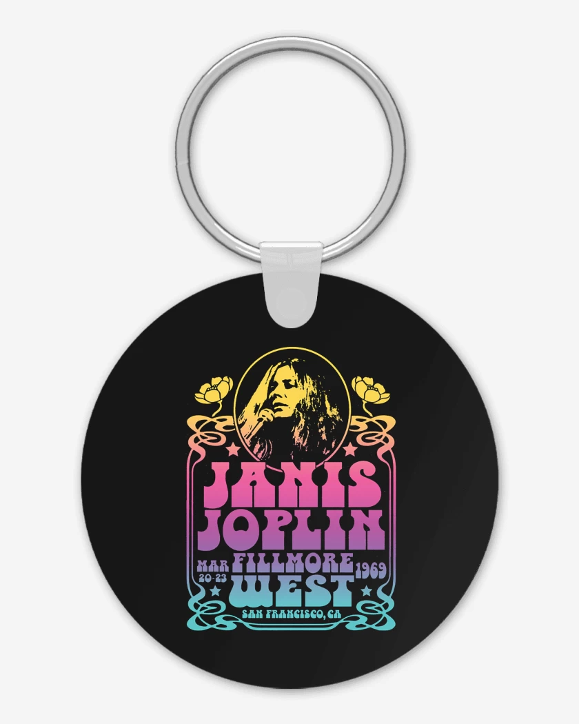 Llavero Janis Joplin Fillmore West Color