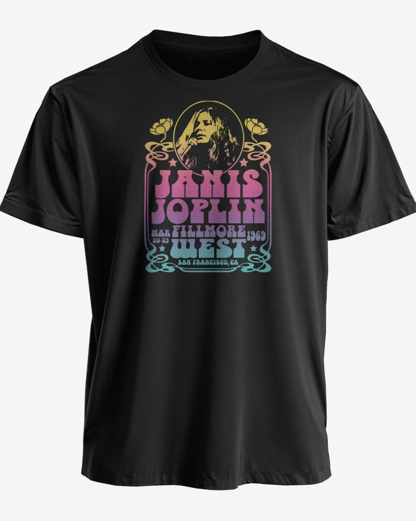 Polera premium Janis Joplin Fillmore West Color