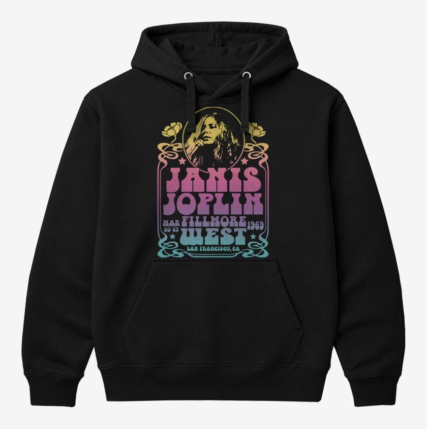 Polerón Canguro Janis Joplin Fillmore West Color