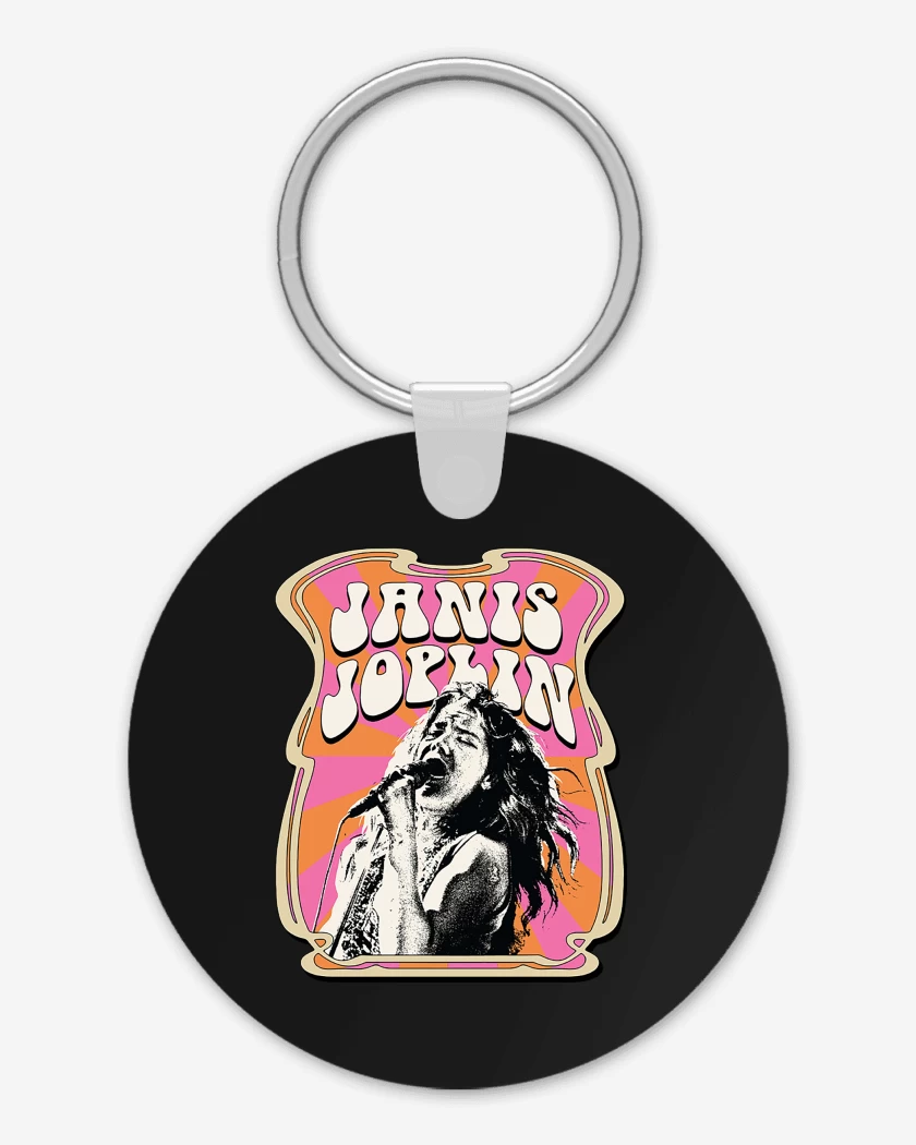 Llavero Janis Joplin Hippie