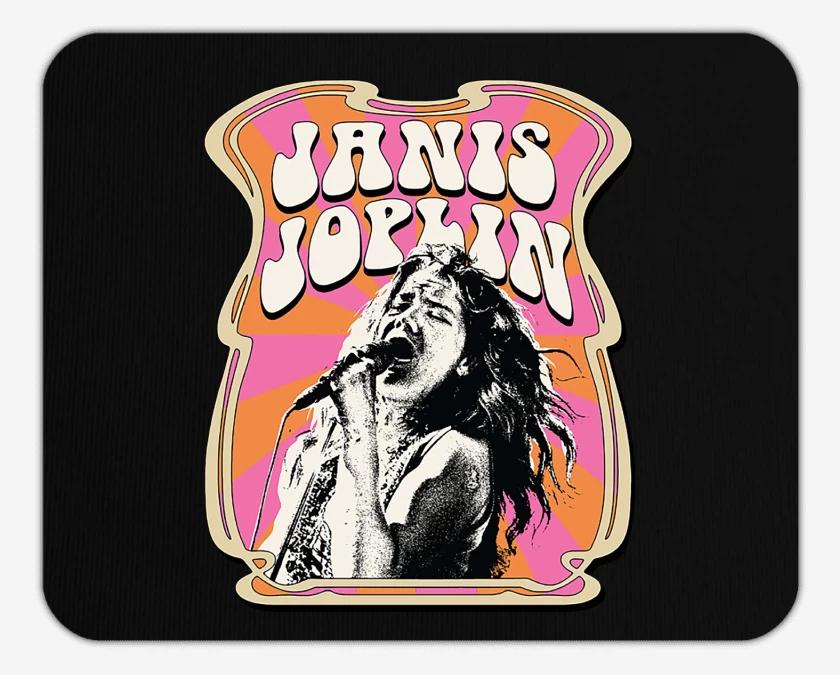 Mousepad Janis Joplin Hippie
