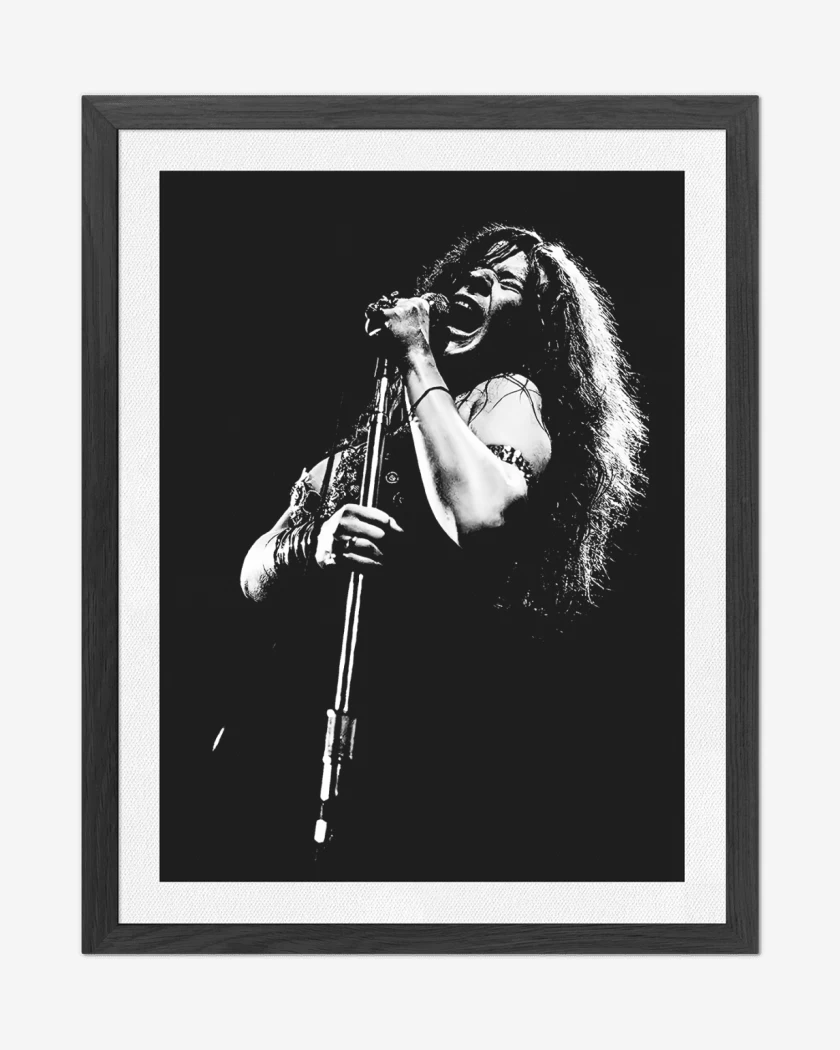 Cuadro decorativo Negro de Janis Joplin