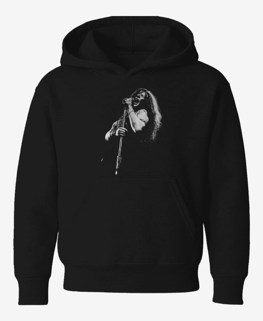 Poleron de niño Negro de Janis Joplin