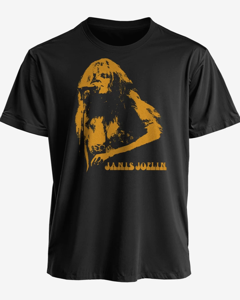 Polera Janis Joplin Cantando