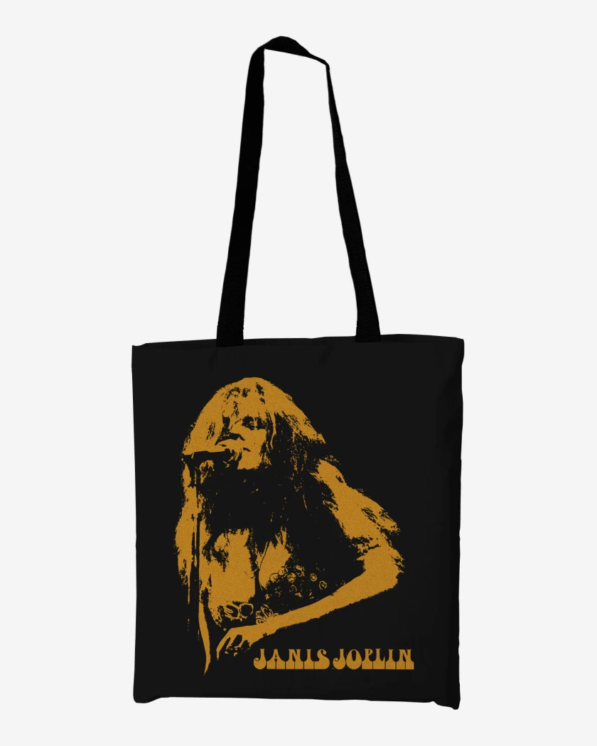 Totebag Janis Joplin Cantando