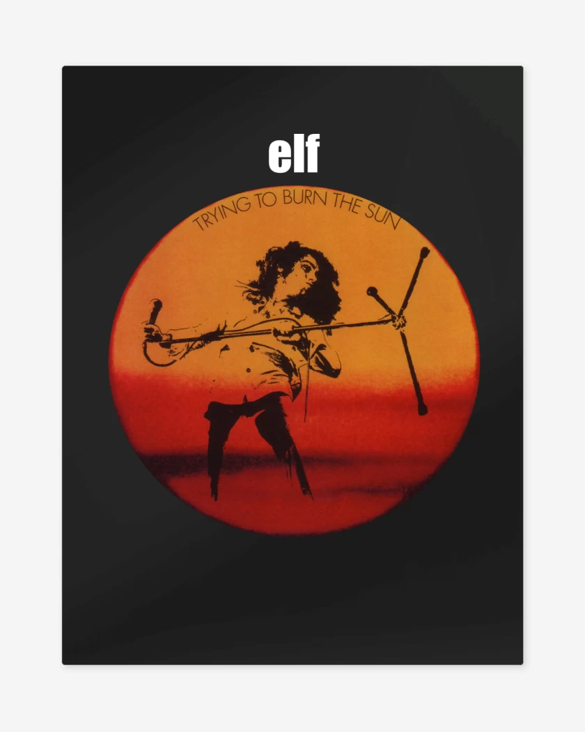 Print metalico Elf Trying to Burn the Sun