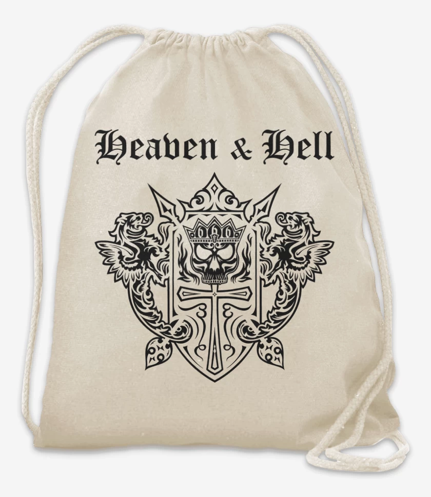 Mochila Blanco de Heaven & Hell Logo N