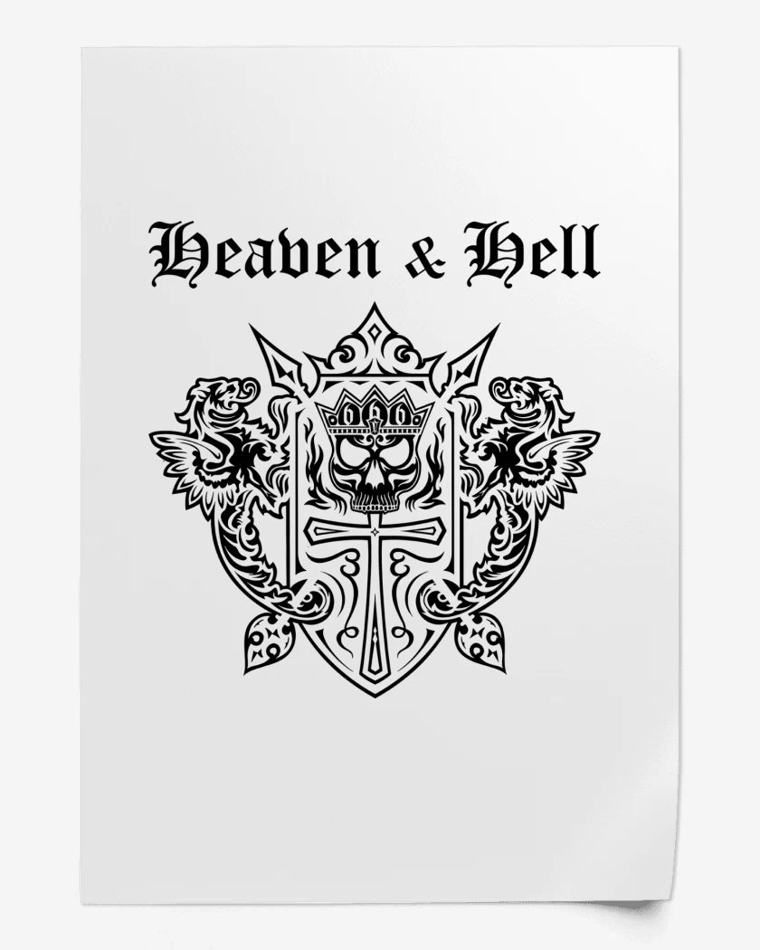 Print Heaven & Hell Logo N