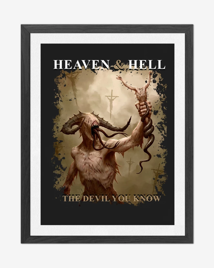 Cuadro decorativo Negro de Heaven & Hell The Devil You Know