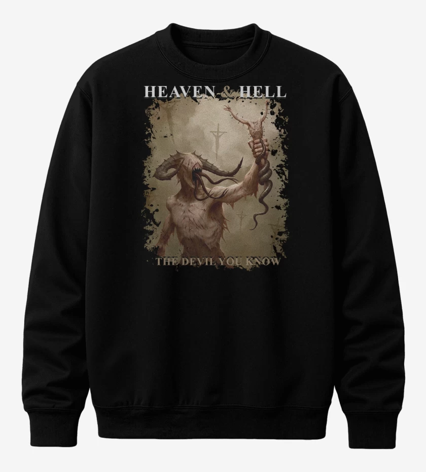 Poleron polo Negro de Heaven & Hell The Devil You Know