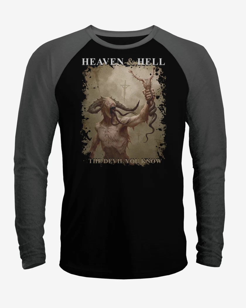Polera Raglan Heaven & Hell The Devil You Know