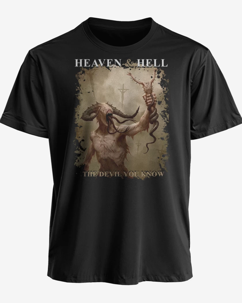 Polera premium Negro de Heaven & Hell The Devil You Know