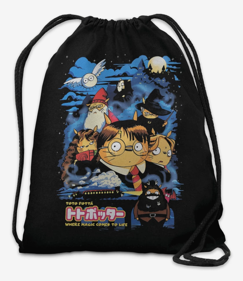 Mochila Negro de Mi Vecino Tototter