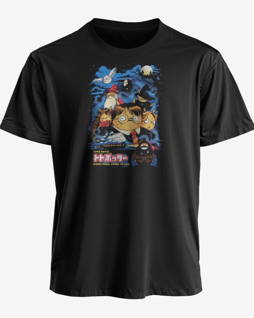 Polera premium Negro de Mi Vecino Tototter