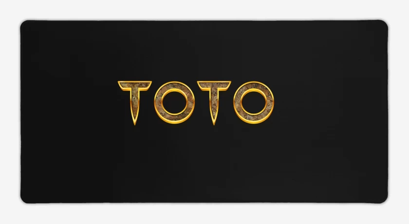 Mouse pad Gamer Negro de Toto Logo