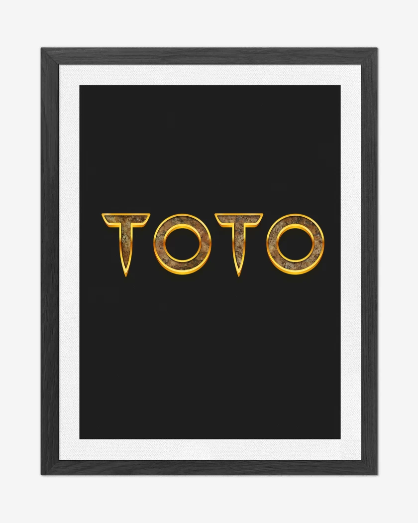 Cuadro decorativo Negro de Toto Logo