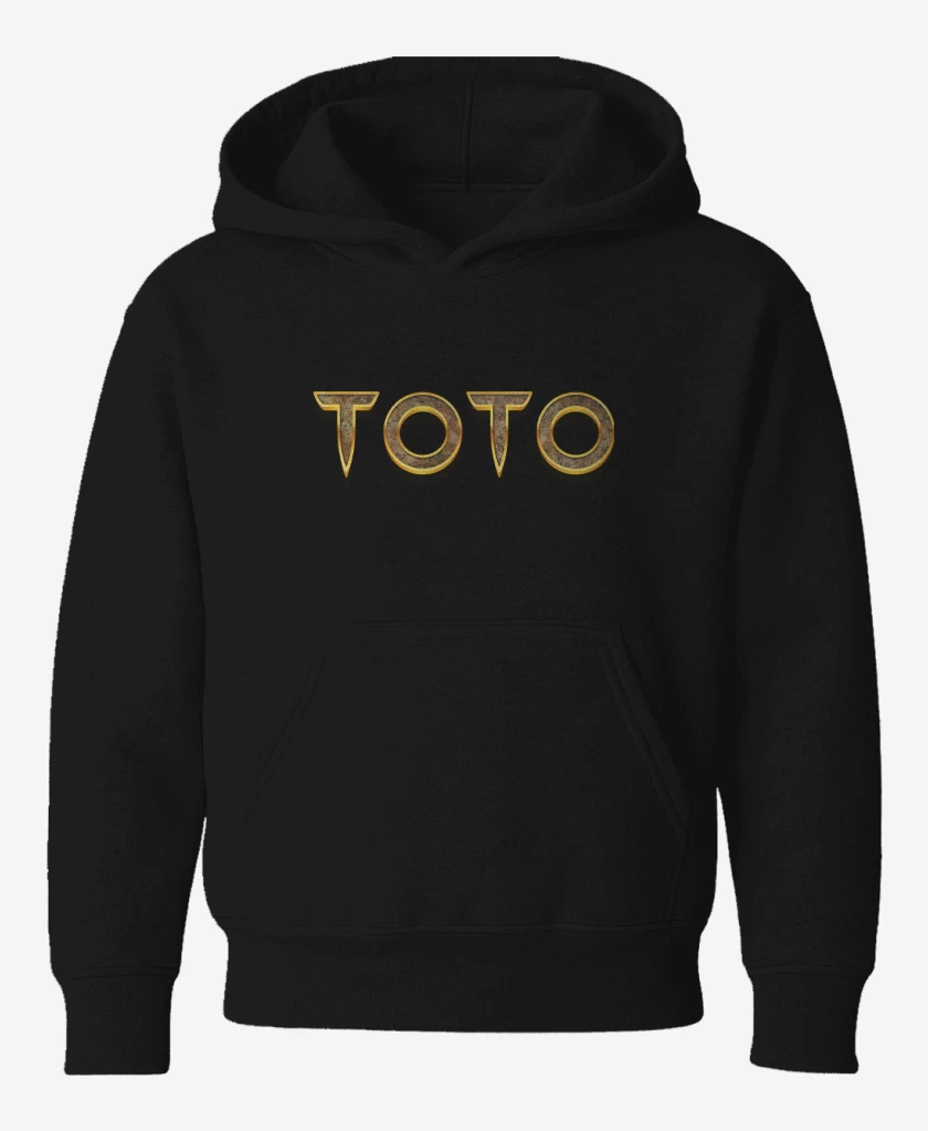Poleron de niño Negro de Toto Logo