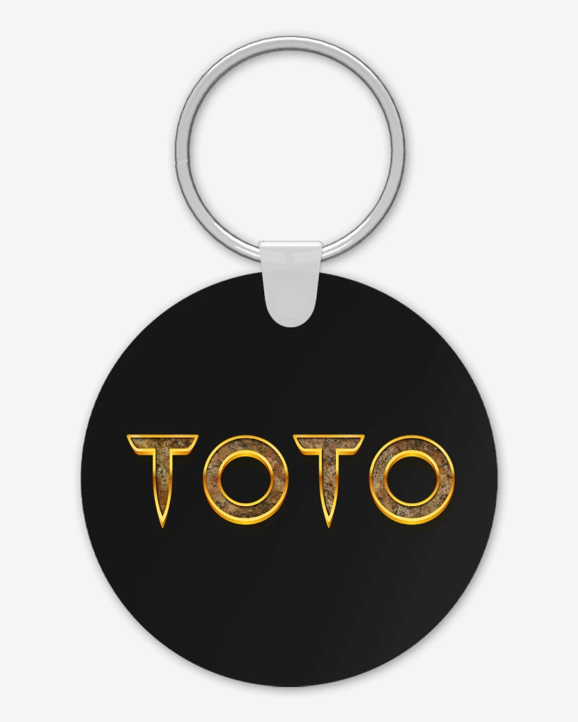 Llavero Negro de Toto Logo