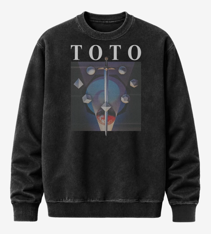 Poleron Polo Acid Wash Negro de Toto Espada