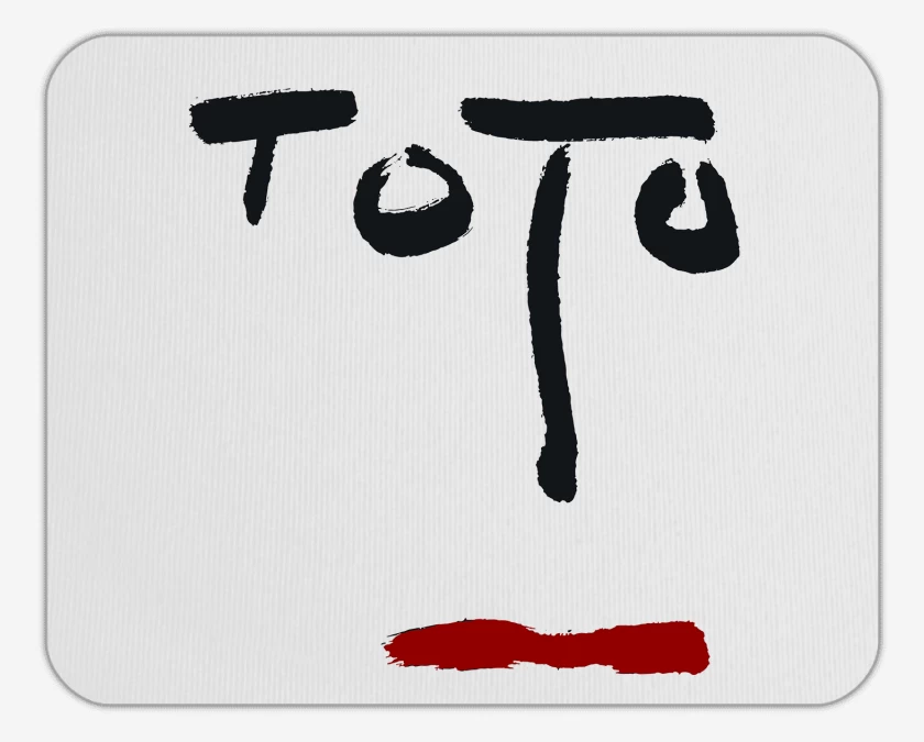 Mousepad Blanco de Toto Turn Back