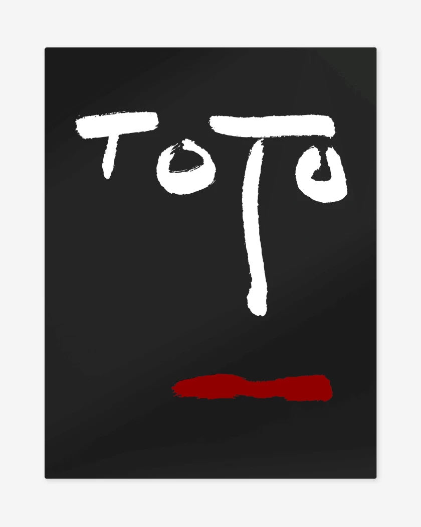 Print metalico Negro de Toto Turn Back N