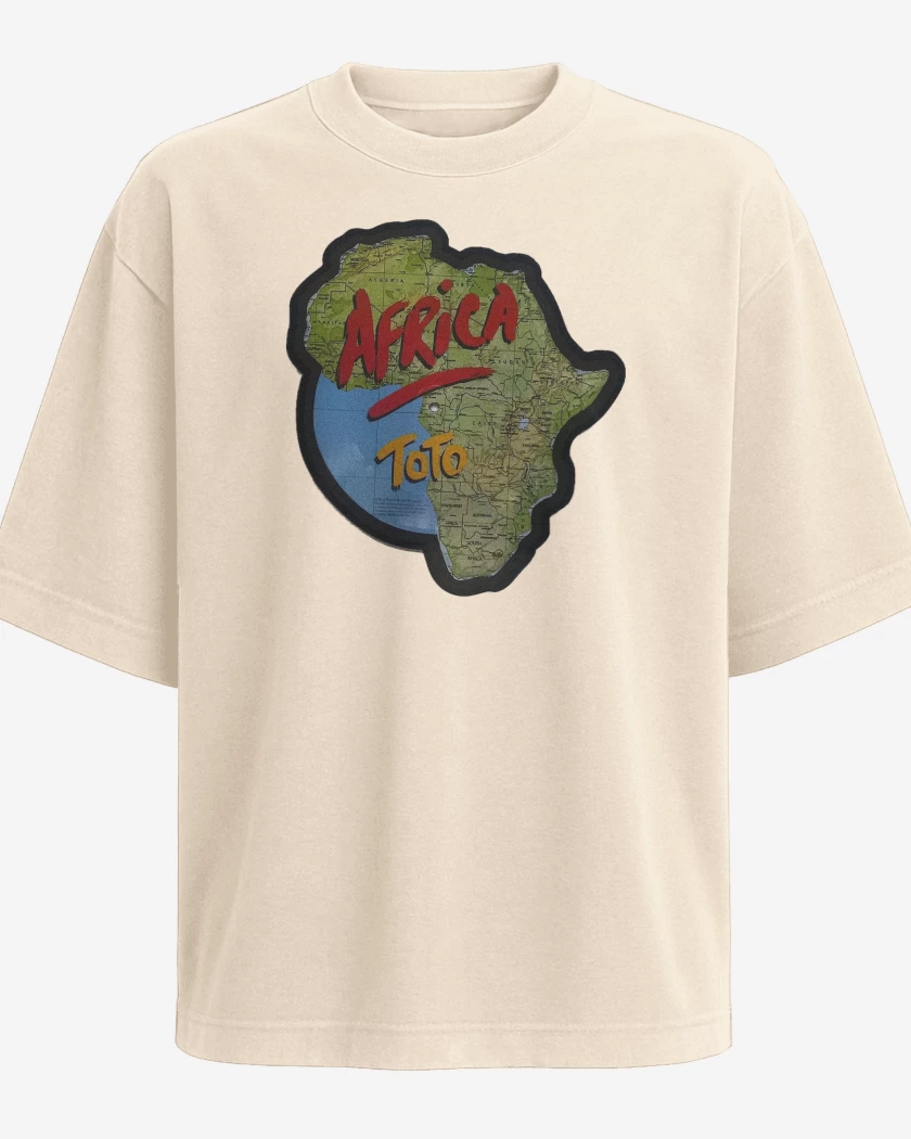Polera Oversize Beige de Toto Africa 