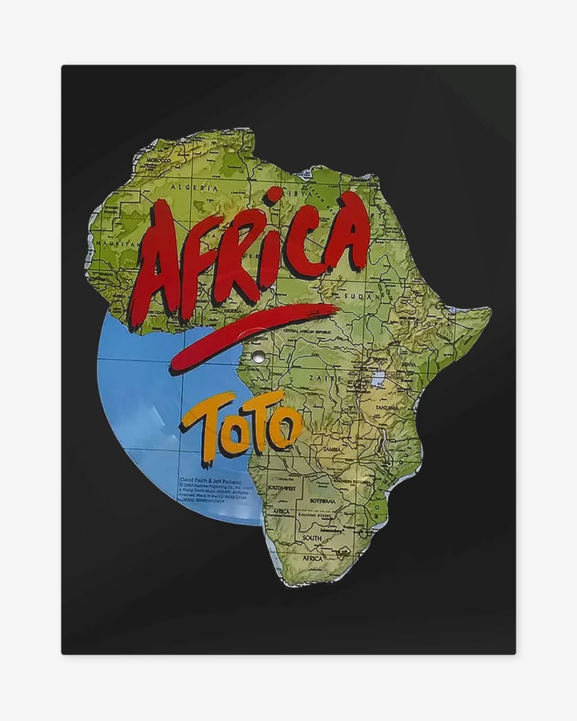 Print metalico Toto Africa N