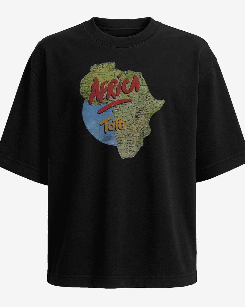 Polera Oversize Negro de Toto Africa N