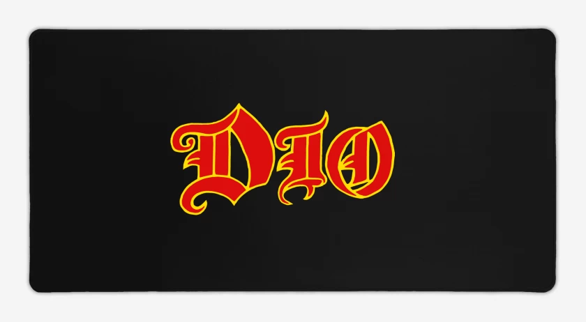 Mouse pad Gamer Negro de Dio Logo