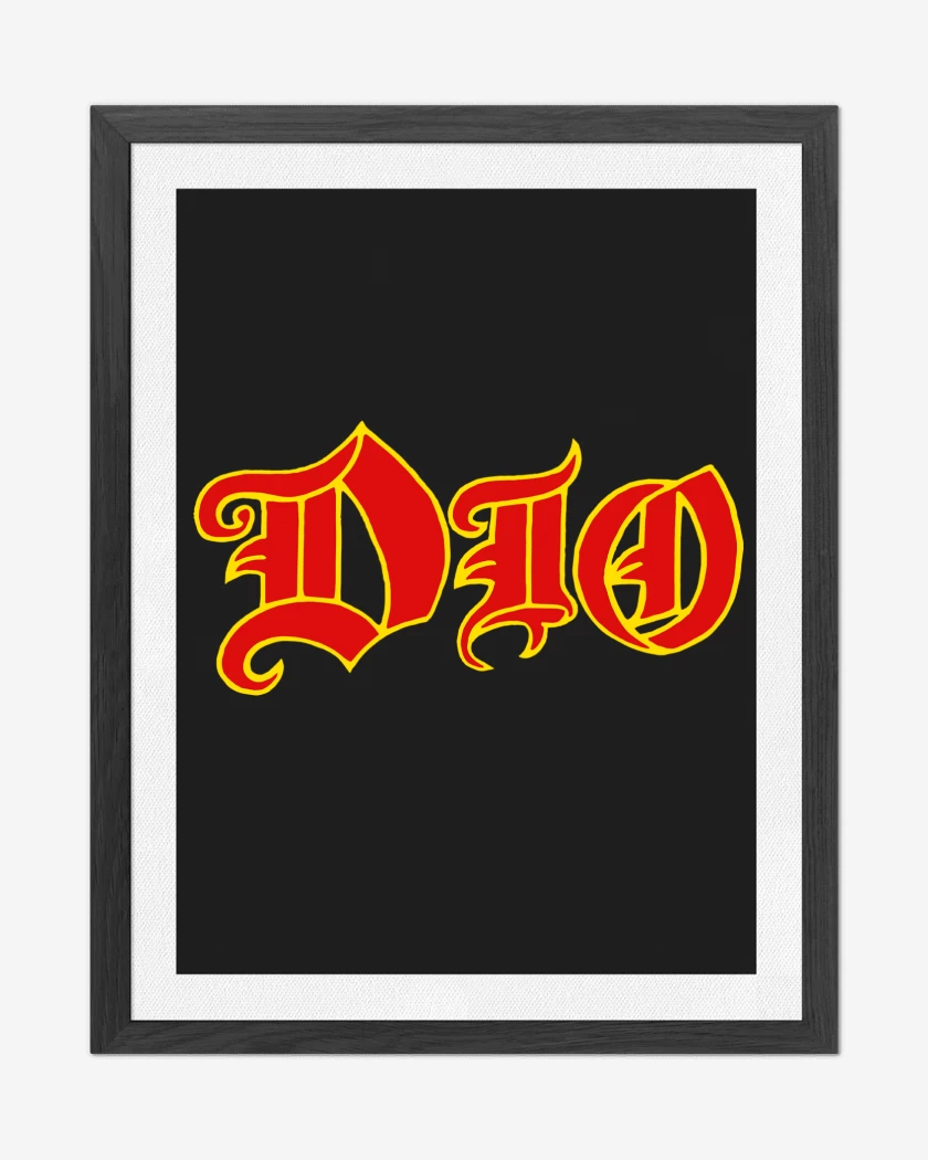 Cuadro decorativo Dio Logo