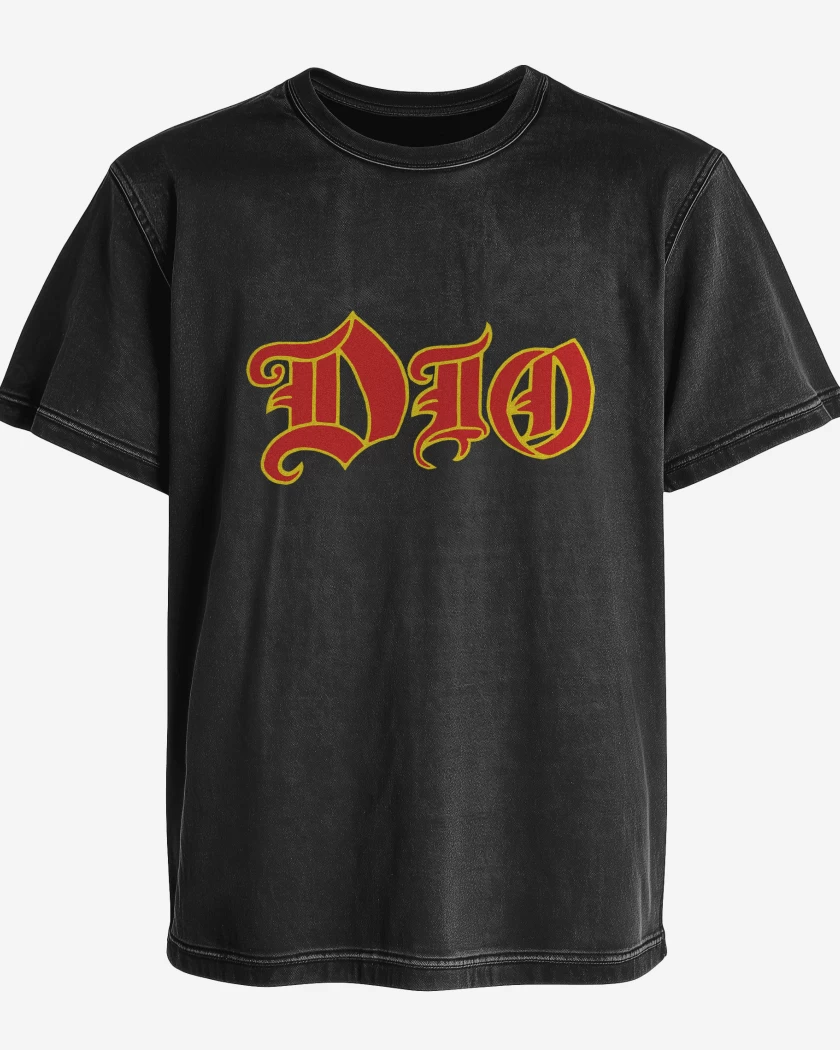 Polera desgastada Dio Logo