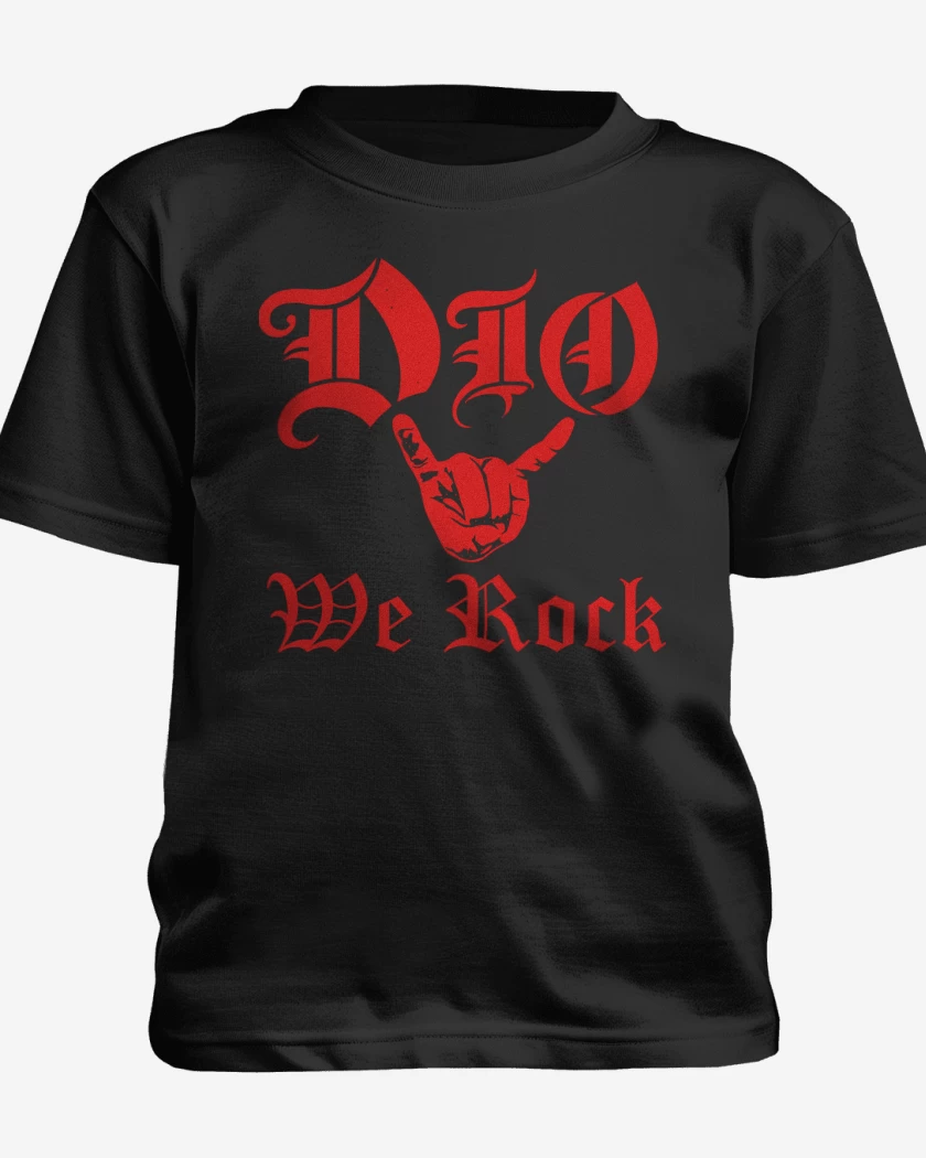Polera de niño Negro de We Rock Dio