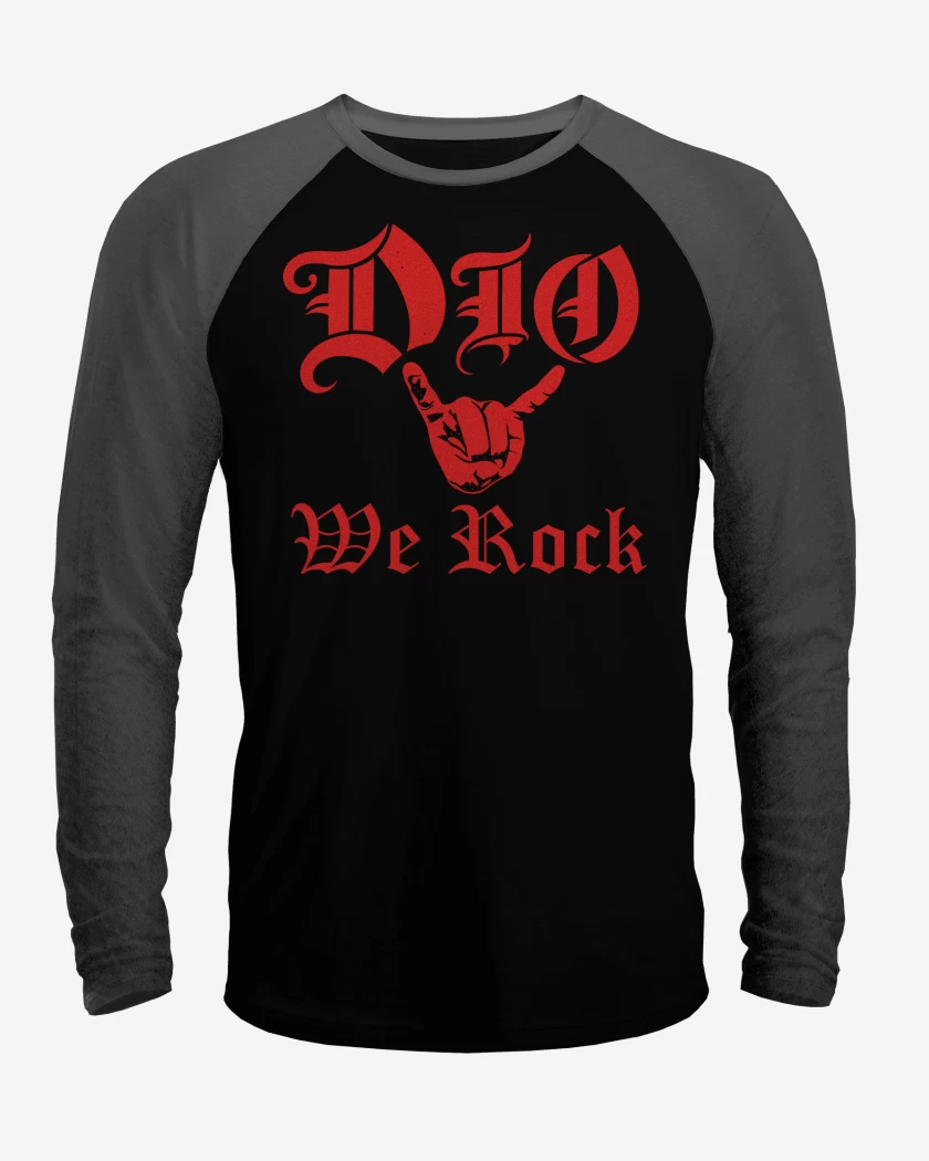 Polera Raglan We Rock Dio