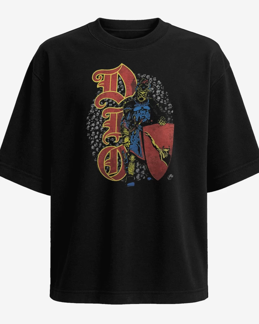 Polera Oversize Dio Skull Warrior