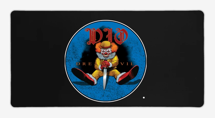 Mouse pad Gamer Negro de Dio Dream Evil Payaso 