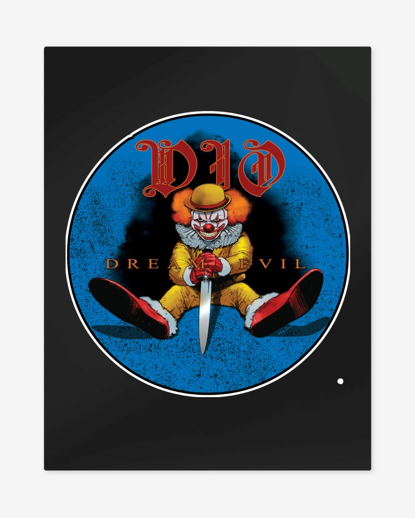 Print metalico Dio Dream Evil Payaso 