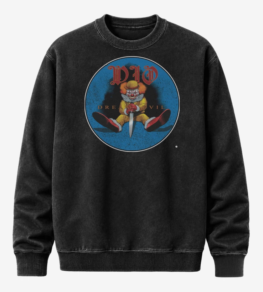 Poleron Polo Acid Wash Dio Dream Evil Payaso 