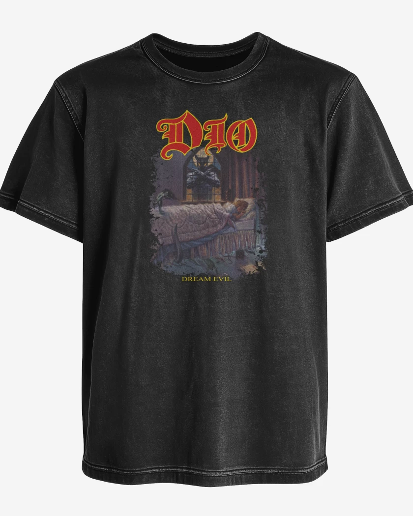 Polera desgastada Dio Dream Evil