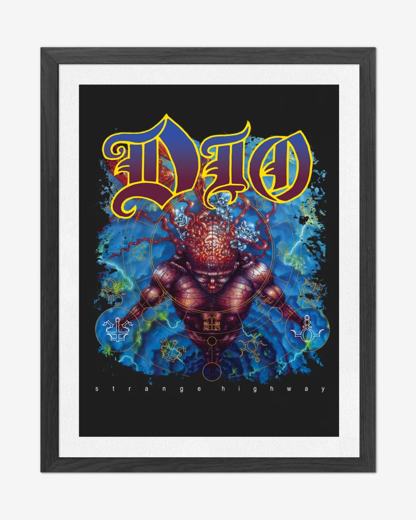 Cuadro decorativo Dio Strange Highways
