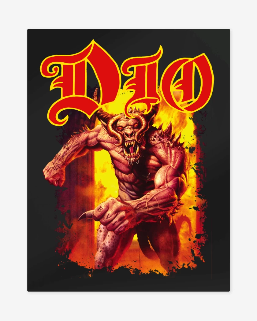 Print metalico Dio Demon