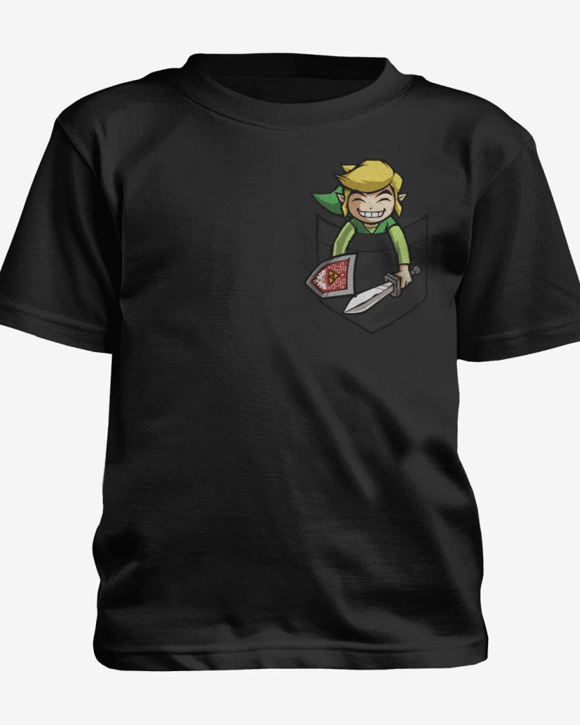 Polera de niño Blanco de Link de bolsillo
